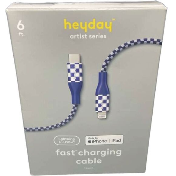 6ft USB-C to Lightning Cable heyday by Marvin Chang MFi Certified Fast Charge - Picture 3 of 10